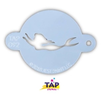 TAP Stencil 092 Swimming Mermaid